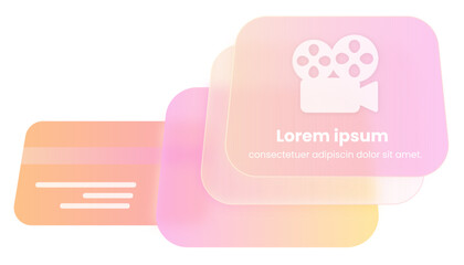 App Infographic Files Phone Business Pink Peach App Glassmorphism UI Icon Sign and Symbol Design Illustrator Png Svg	
