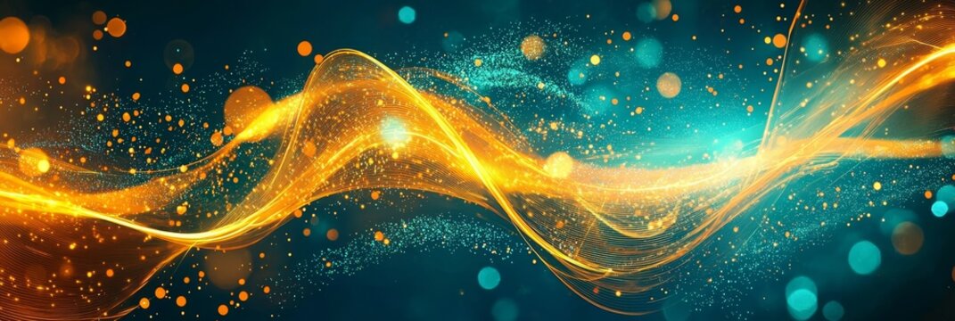 Insight into the concept of energy flow in a vast, cosmic digital landscape.