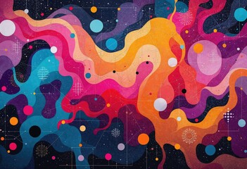 abstract networking concept still life assortment