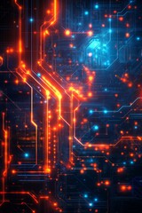 Obraz premium energy of fractal realms, Generative AI