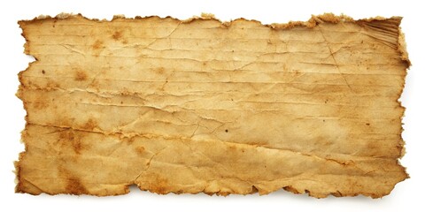 Antique Paper Manuscript Texture: Aged, Torn Wallpaper Background