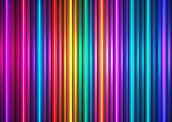 Bright Neon Stripe Wallpaper Texture - Aerial View Abstract Background