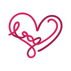 vector illustration of a heart symbol