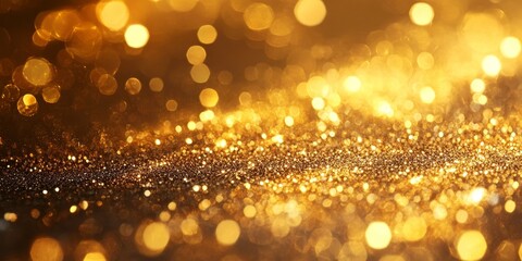 Gold background, Generative AI