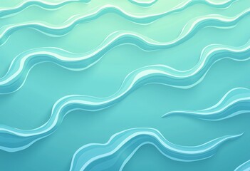 Magical Water Background Vector: Seamless Texture, Soft Colors, Gentle Ripples & Clean Design for Games

