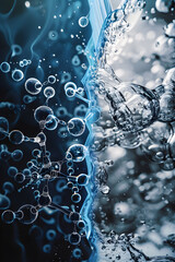 Transformation of States: An Illustration of Solid, Liquid, and Gas Phase Changes