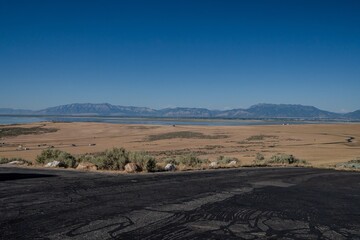 Winding Road Through Arid Landscape