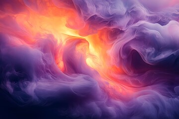 Obraz premium Colorful nebula clouds swirling in cosmic space background for wallpaper