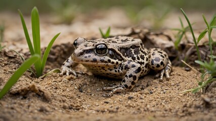 Fototapeta premium In the Wild: The Mississippi Gopher Frog's Natural Habitat