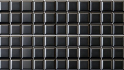 black ceramic tile seamless pattern