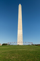 Washington Monument Towering Against a Clear Blue Sky