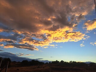 sunset in the sky © Sonia