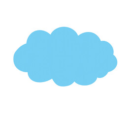 雲の可愛いシンプルイラスト