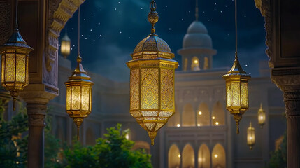 Obraz premium Enchanting Ramadan Nights