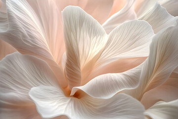 Intricate Beauty: A Close-Up View of Delicate Petal's Natural Artistry