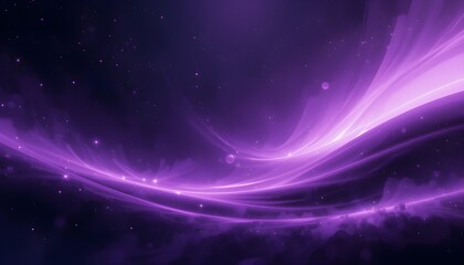 Obraz premium Futuristic Abstract Purple Light Waves Background – Smooth Glowing Neon Gradient with Dynamic Motion Effects in a Sci-Fi Inspired Night Sky