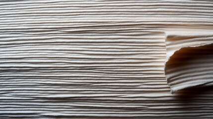 Textured Beige Fabric: A Study in Pleats and Light