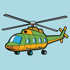 Fototapeta premium helicopter in flight