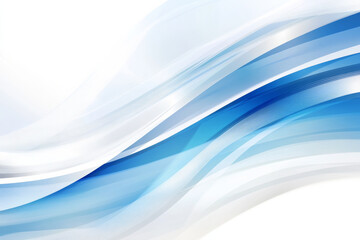 Obraz premium Abstract blue and white wave pattern background