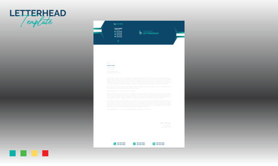 Obraz premium letterhead for any best company use
