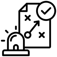 Emergency Plan Icon