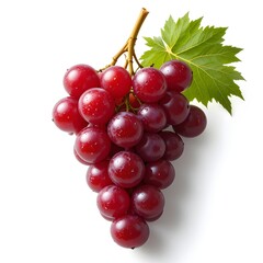 Fototapeta premium Nature's Bounty A Cluster of Luscious red Grapes 