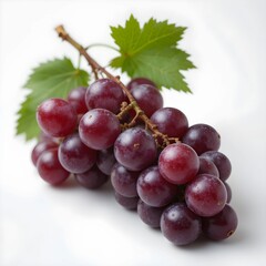 Fototapeta premium Nature's Bounty A Cluster of Luscious red Grapes 