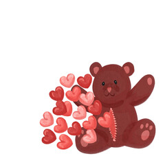 teddy bear with heart
