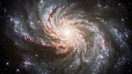 Cosmic Swirl: A Breathtaking Journey Through the Heart of a Spiral Galaxy