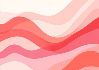 Pink coral waves abstract background design