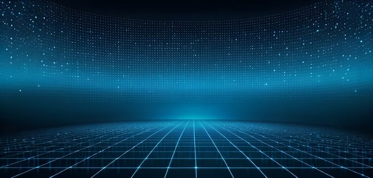 Blue background image, future, light, banner texture