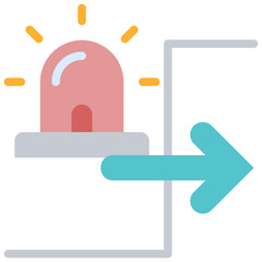 Emergency Exit Icon