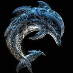 Fractal dolphin