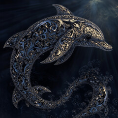 Fractal dolphin design