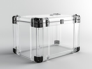 Compact Clear 3D Cargo Box Design for Storage and Organization Solutions