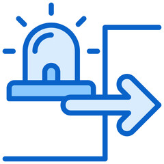 Emergency Exit Icon