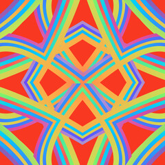 square pattern Traditional Indonesian batik for decorating tile designs, walls, floors and commercial textile products	
