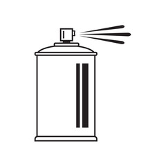 spray paint icon illustration design template