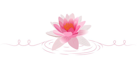 lotus flower vector design for vesak day eps 6
