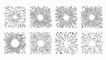 Obraz premium Line shape marker underline, arrow, heart brush element set. Hand drawn sketch marker underline shape, arrow, heart scribble brush pen stroke element. Crown, love graphic icon. Vector illustration