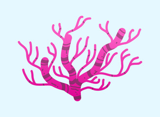 Fototapeta premium Illustration of an Vibrant Coral Reef 