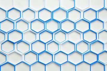 blue hexagon pattern