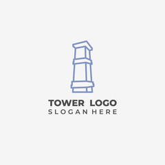 Islamic Tower Logo for Modern Design Needs