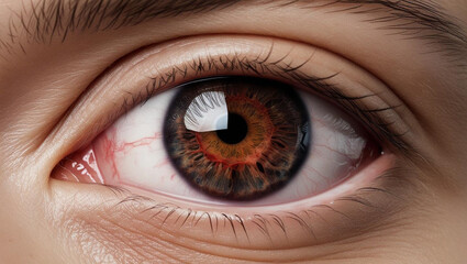 Naklejka premium close up of eye