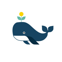 Whale ilustration