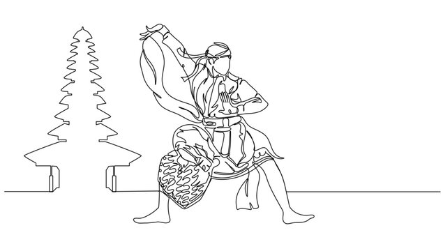Kuda lumping or jaran kepang dancers traditional art from Indonesia central of javanese