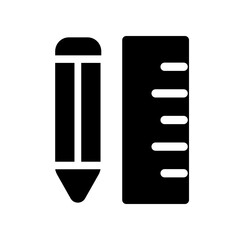 Ruler icon design template SVG