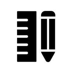 Ruler icon design template SVG