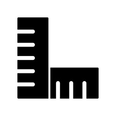 Ruler icon design template SVG