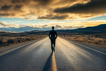 Obraz premium The Business Journey Towards Success and Strategic Management